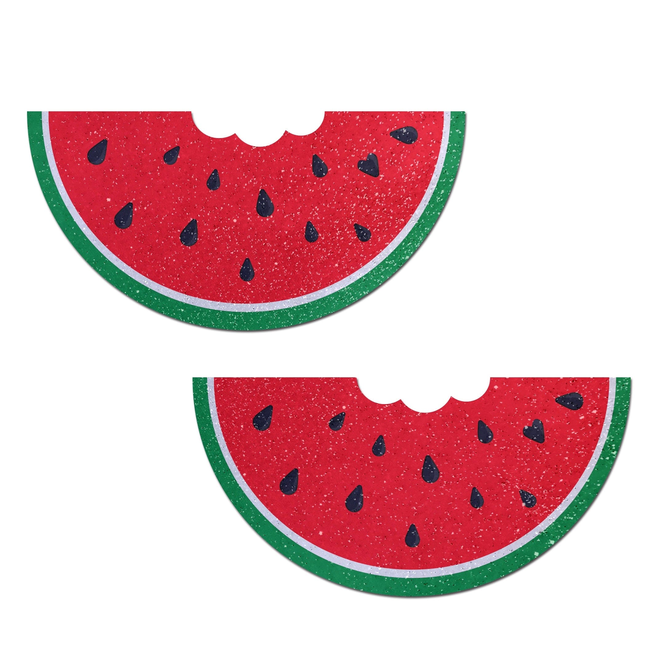 Holiday Items Pastease Watermelon Glitter Velvet Breast Covers – Bite Design