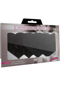 Holiday Items PEEKABOO PASTIES CLASSIC BLACK HEARTS