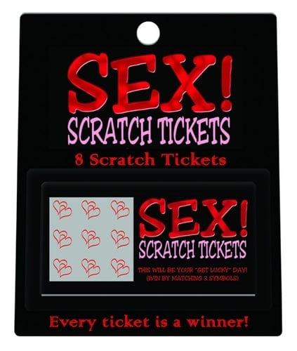 Holiday Items Sex! Scratch Tickets – 8 Adult Couples Scratch Cards