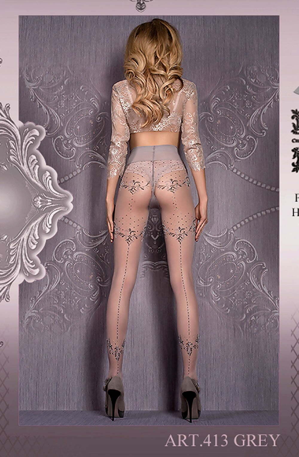Hosiery Ballerina 413 Tights Grey
