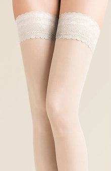 Hosiery Gabriella Calze 200 Hold Ups White