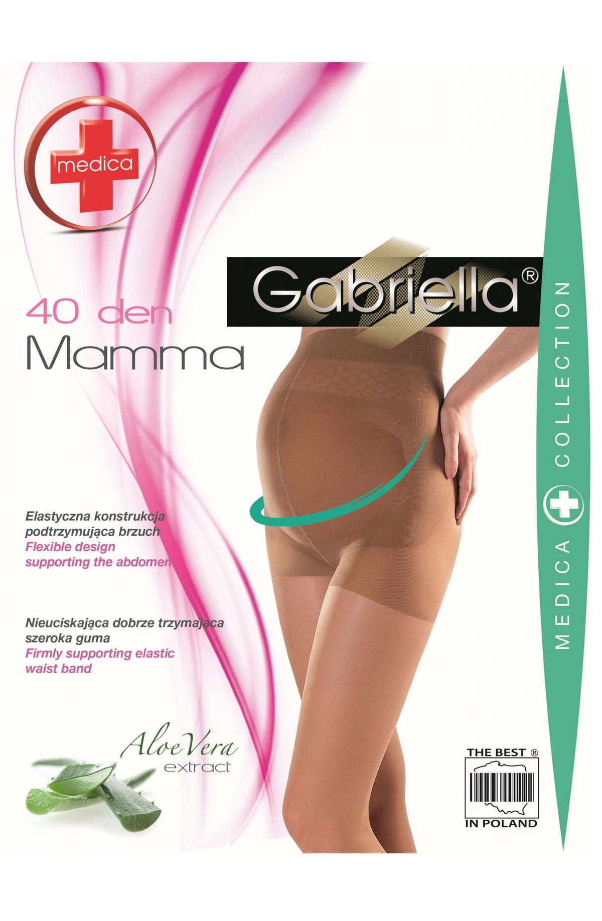 Hosiery Gabriella Classic Mamma 40 Tights Beige