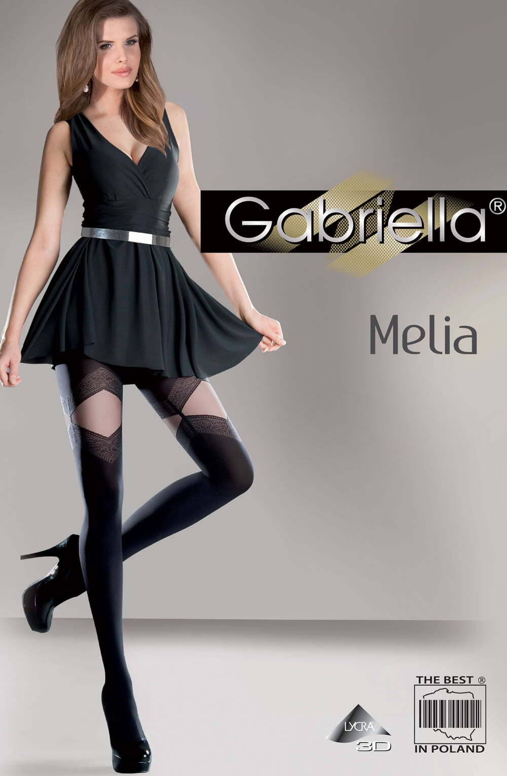 Hosiery Gabriella Fantasia Melia Tights Black