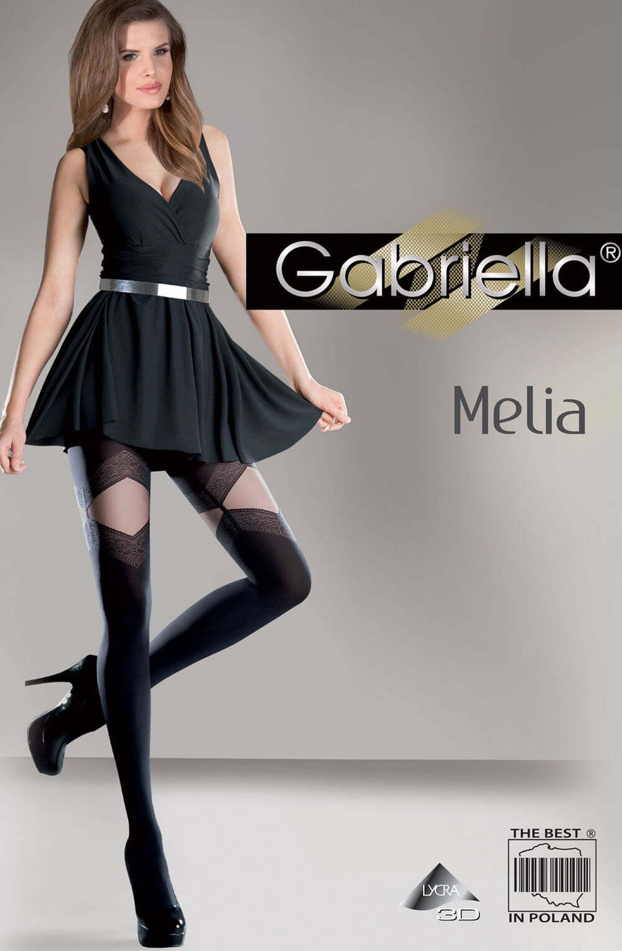 Hosiery Gabriella Fantasia Melia Tights Black