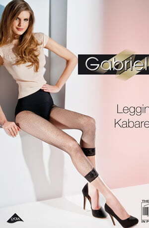 Hosiery Gabriella Kabarette Fishnet Leggings Black