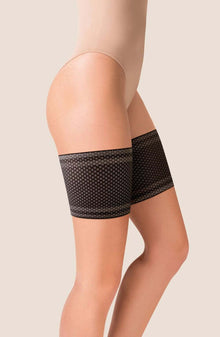 Hosiery Gabriella Mesh Thigh Band 511 Black