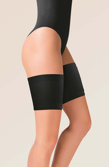 Hosiery Gabriella Satin Thigh Band 510 Black