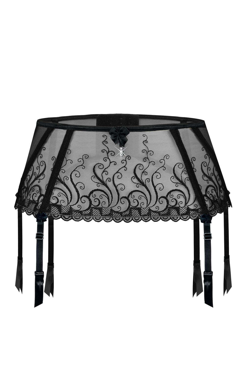 Hosiery Roza Anuk Suspender Belt Black