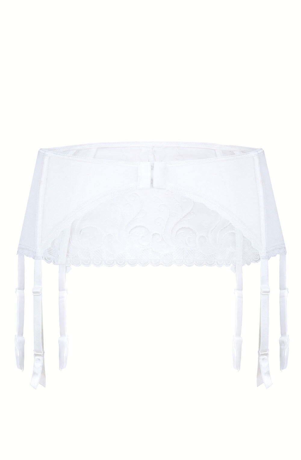 Hosiery Roza Anuk Suspender Belt White