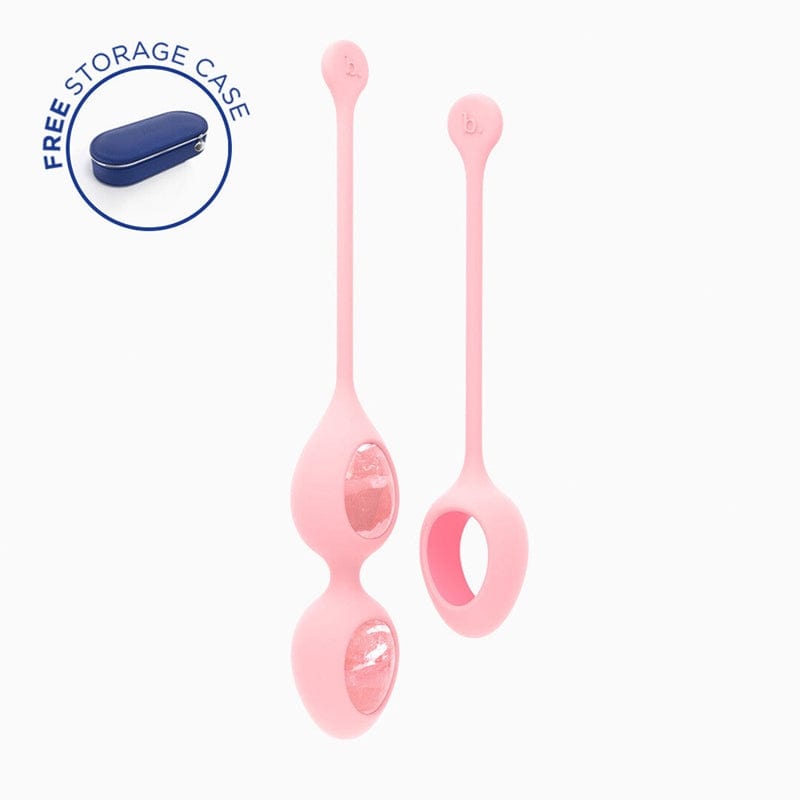 Kegels & Balls Biird Yonii 2-Piece Rose Quartz Eggs Set