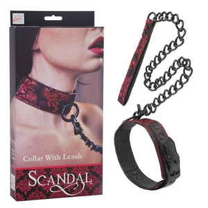 Leashes Scandal Collar With Leash