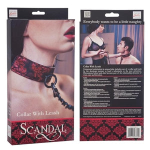 Leashes Scandal Collar With Leash