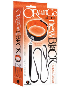 Leashes The 9's Orange is the New Black Short Leash