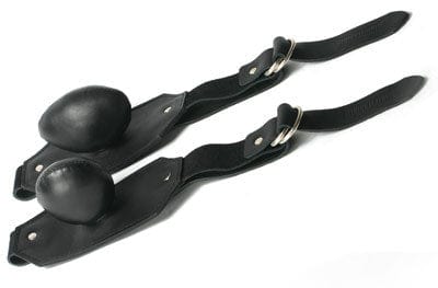 Strict Leather small black stuffer mouth gag with D-ring adjustment