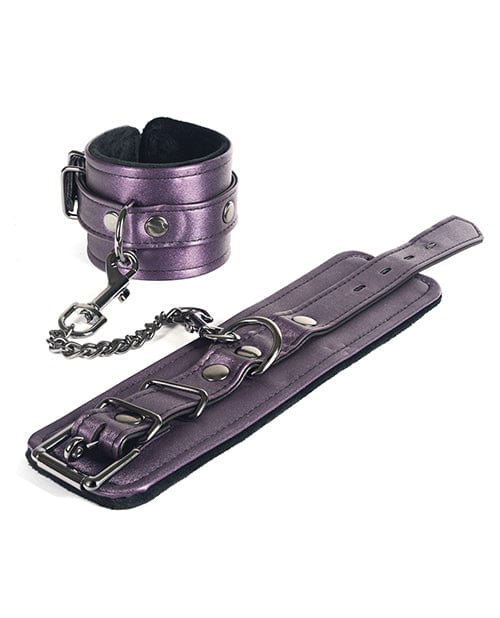 Leg & Ankle Cuffs Spartacus Galaxy Legend Faux Leather Ankle Restraints - Purple