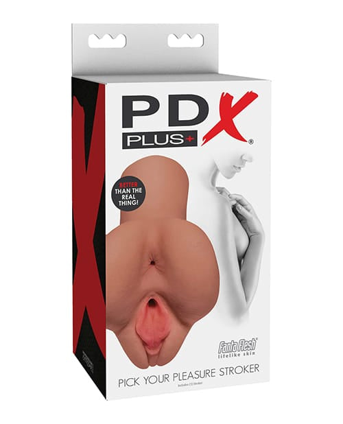 Lifelike Combos - Masturbators PDX Plus Pick Your Pleasure Stroker - Tan