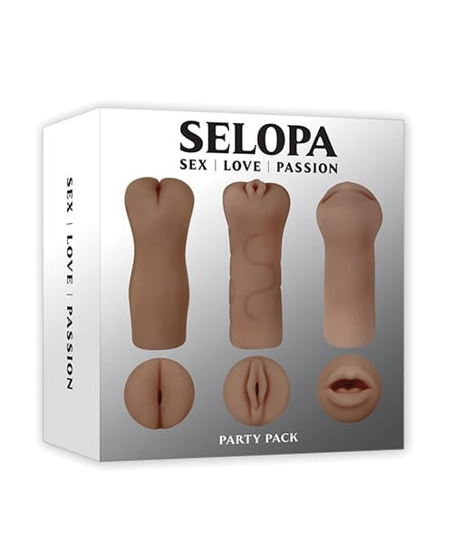 Lifelike Combos - Masturbators Selopa Party Pack Strokers - Dark