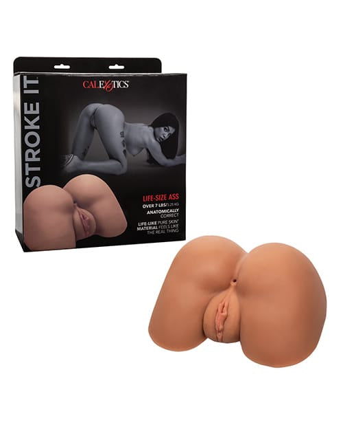 Lifelike Combos - Masturbators Stroke It Life Size Ass - Brown
