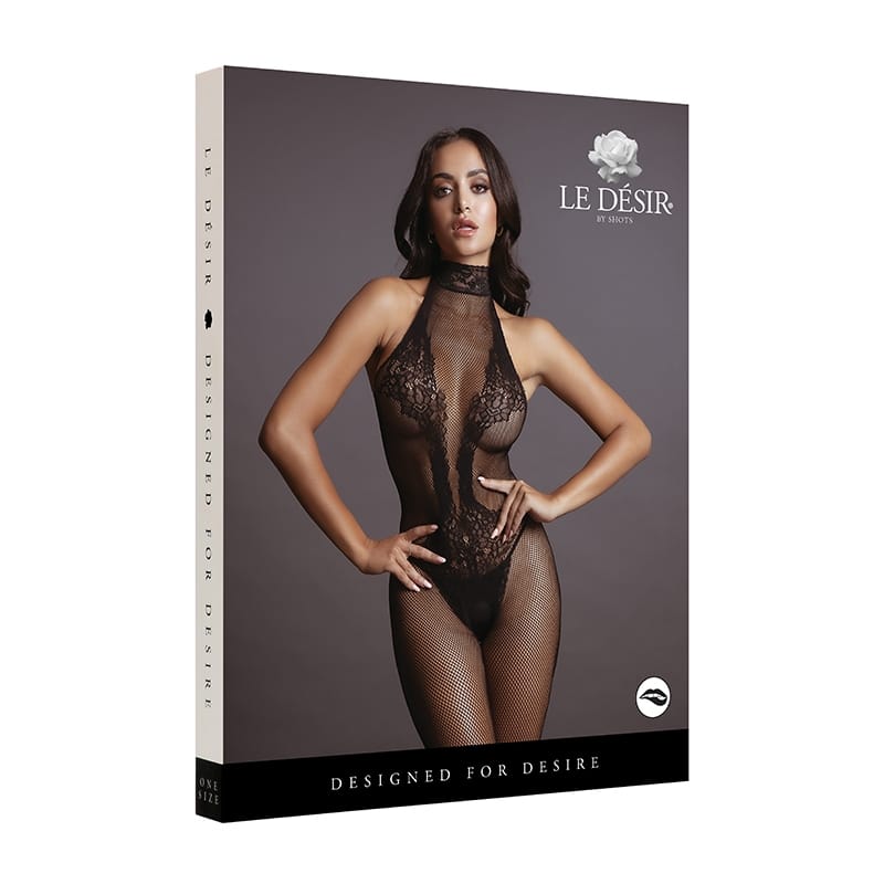 Lingerie - Body Stockings Le Desir High-Neck Bodystocking Black OS