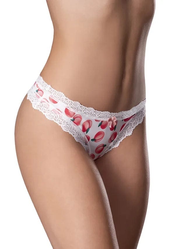 Lingerie & Clothing Crotchless thong 2xl peach