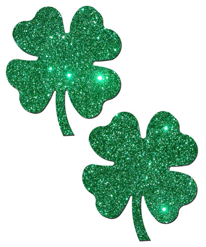 Lingerie & Clothing PASTEASE FOUR LEAF CLOVER: GLITTERING GREEN SHAMROCKS