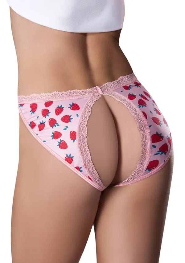 Lingerie & Clothing Split back panty 2xl strawberry