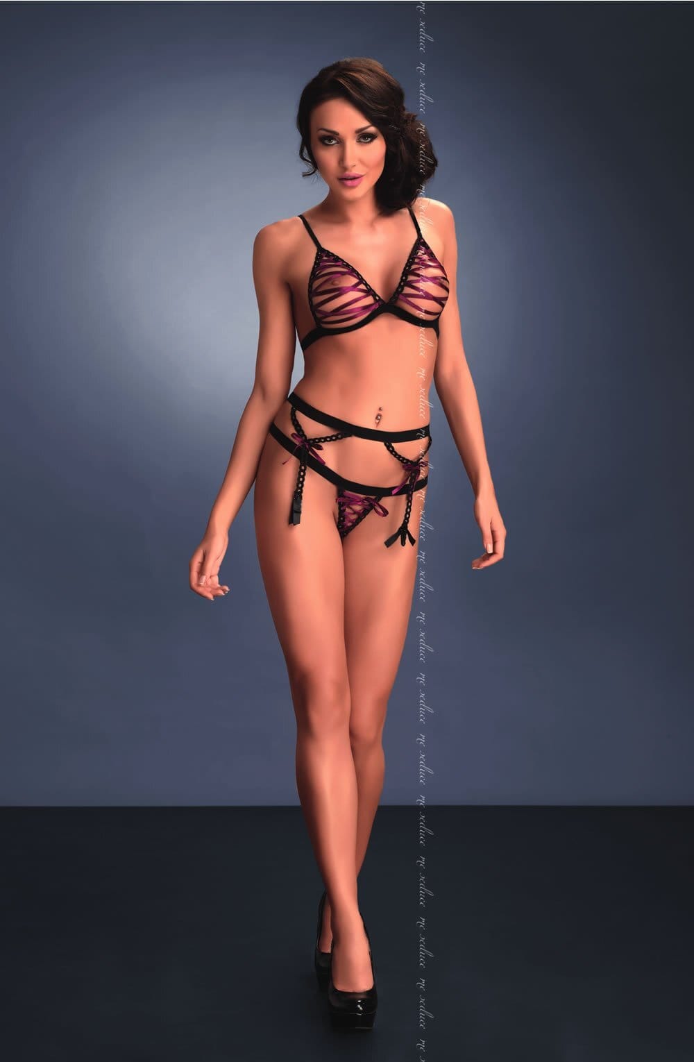 Lingerie Sets BLACK / L/XL Me Seduce Me Seduce Rosa Black