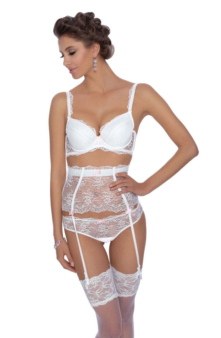 Lingerie Sets Roza Ambre Push Up Bra White