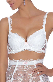 Lingerie Sets Roza Ambre Push Up Bra White