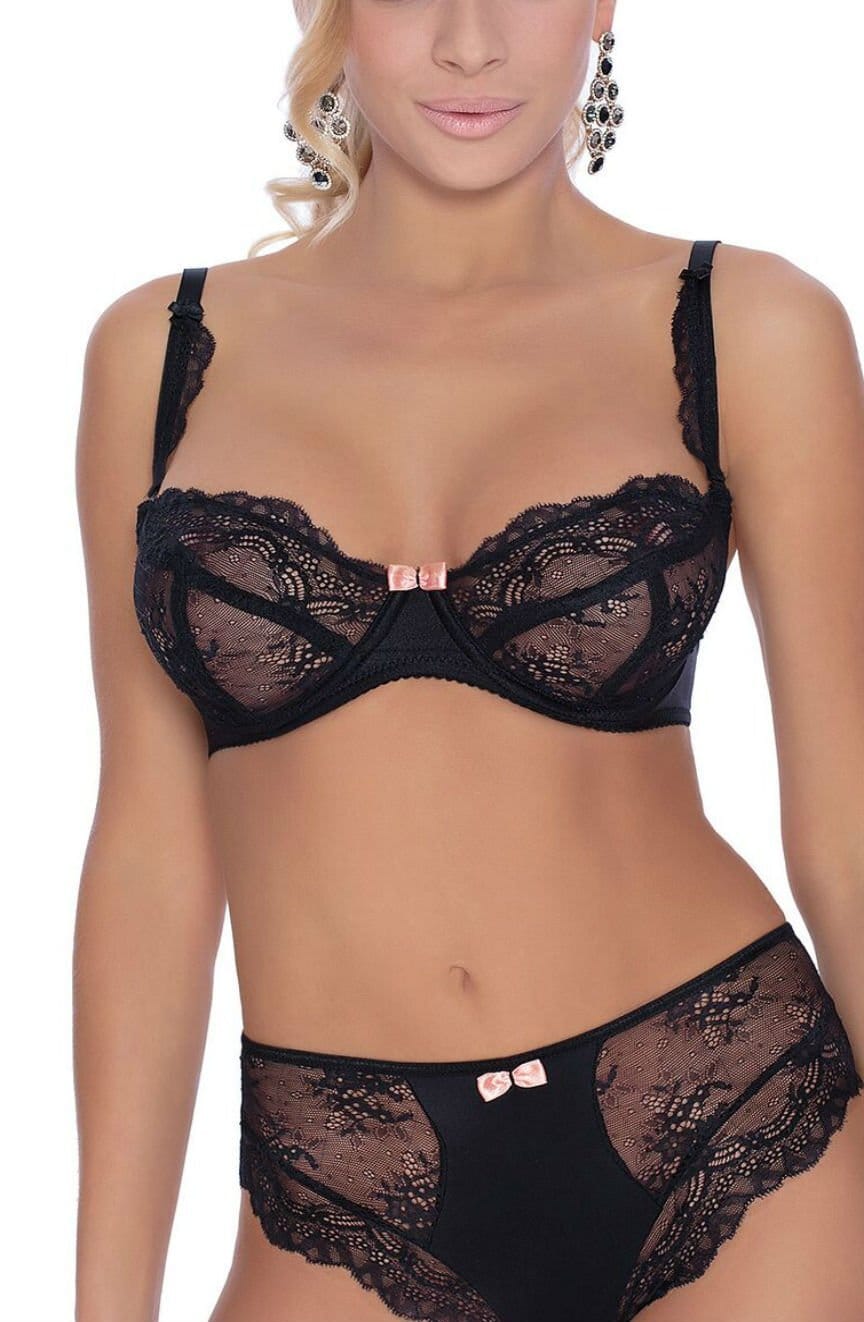 Lingerie Sets Roza Ambre Soft Cup Bra Black