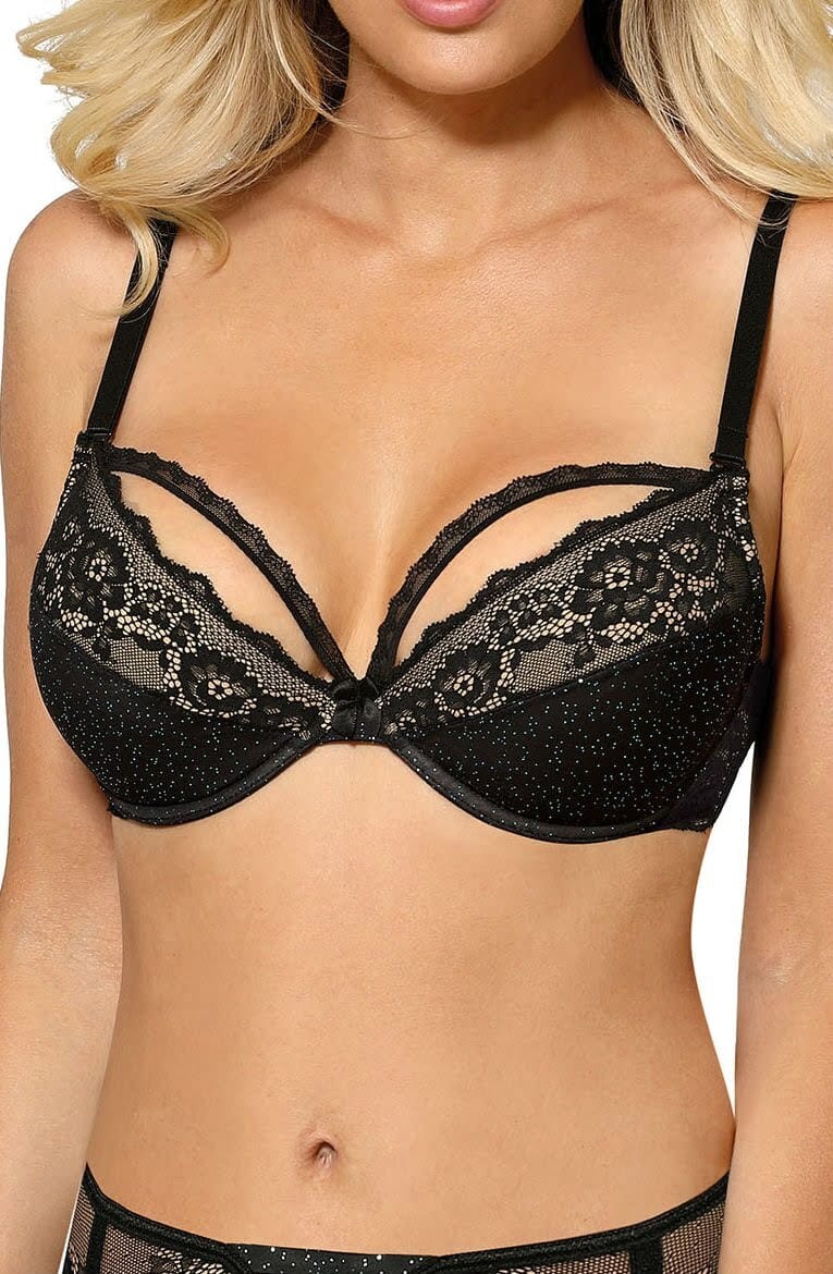 Lingerie Sets Roza Kena Black Push Up Bra