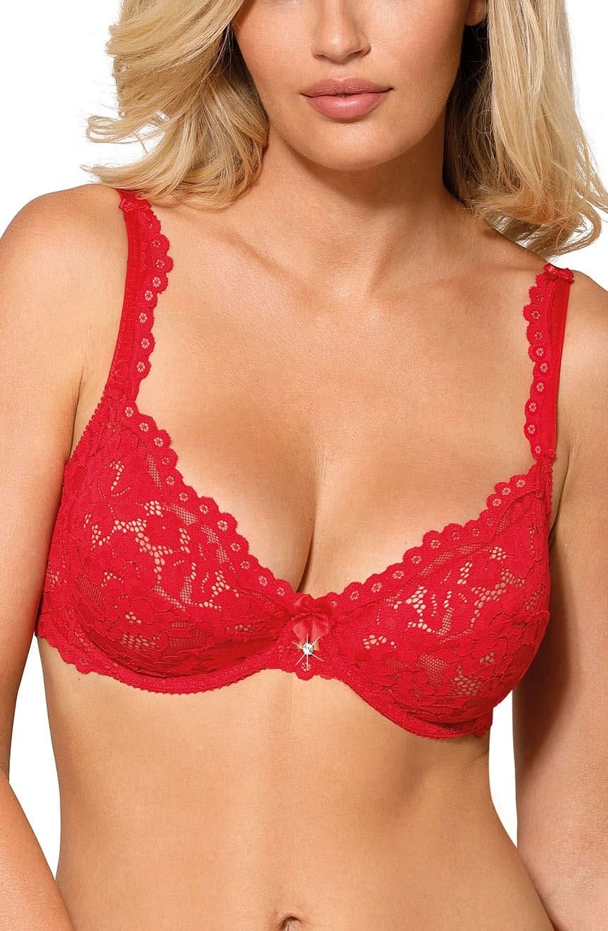 Lingerie Sets Roza Newia Red Soft Cup