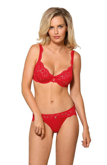 Lingerie Sets Roza Newia Red Soft Cup