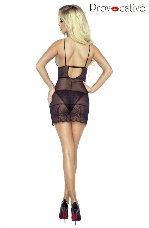 Lingerie Sets Sensuelle Venice Chemise Black