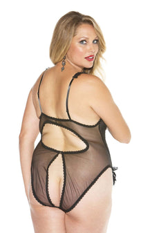 Lingerie Sets BLACK / 5X/6X Shirley of Hollywood XX2497 Black Teddy