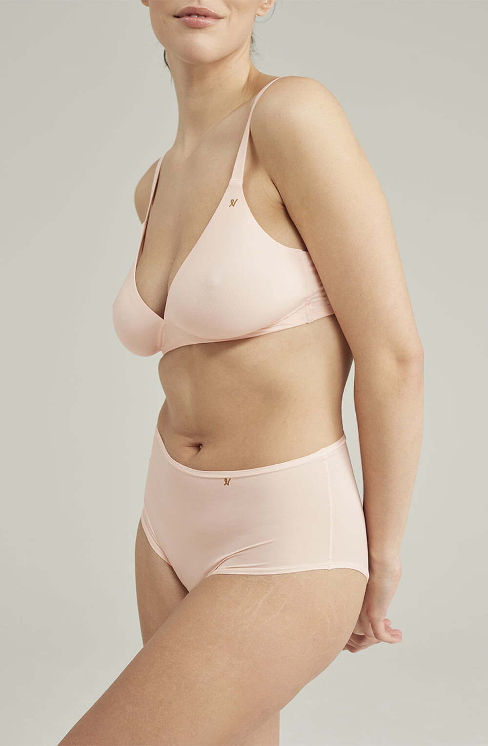 Lingerie Sets The Second Skin Stretch Easy Does It Bralette Blush Pink