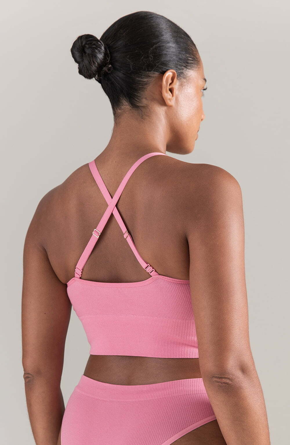 Lingerie Sets The TENCEL(TM) Seamless Bralette Rose Pink
