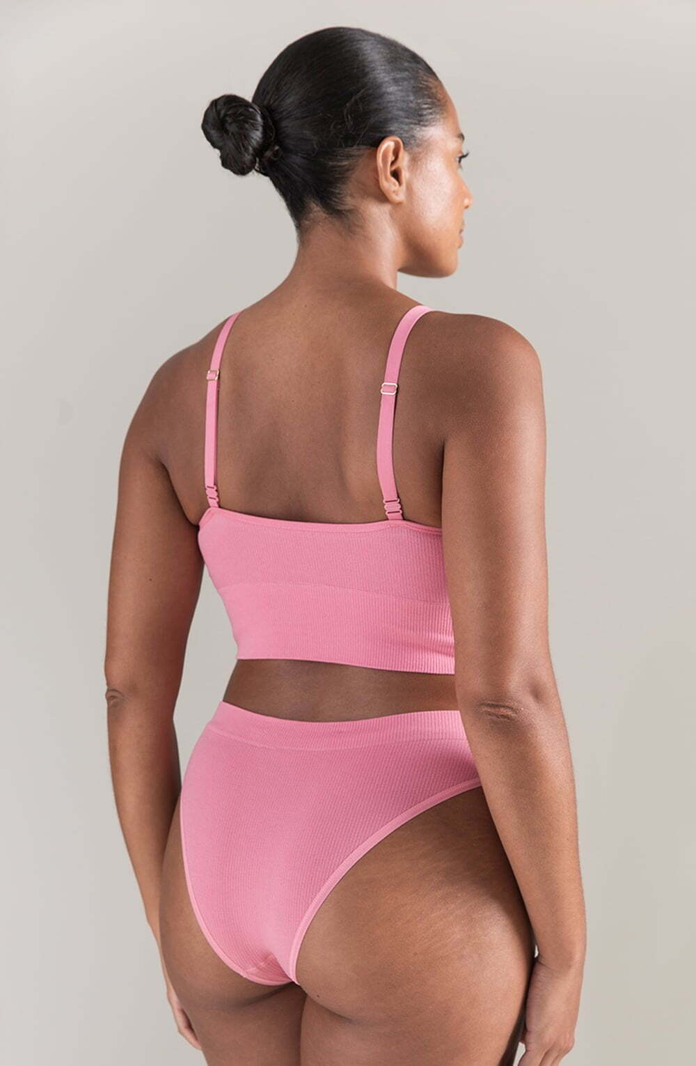 Lingerie Sets The TENCEL(TM) Seamless Bralette Rose Pink