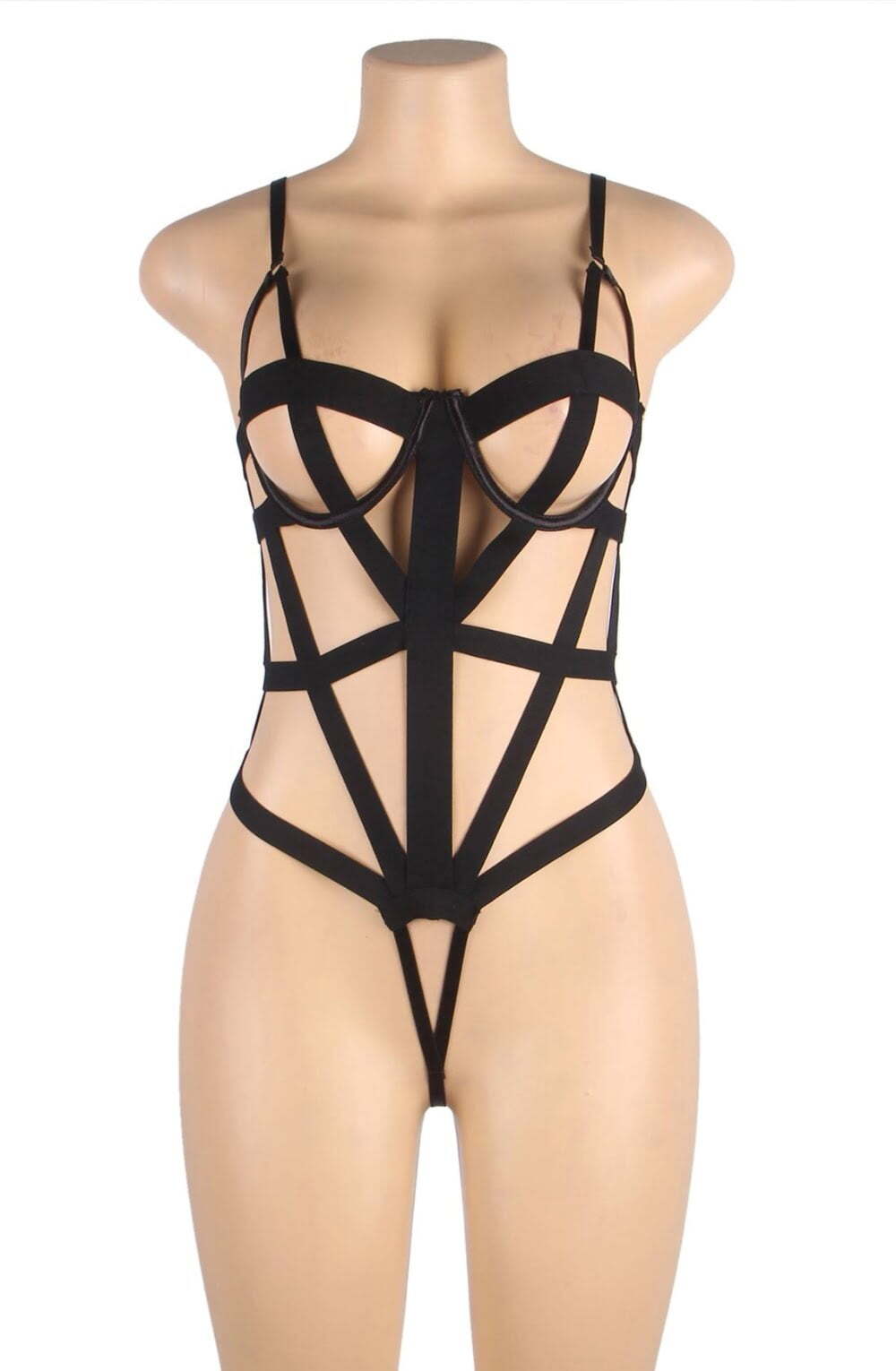 Lingerie Sets YesX YX844 Bodysuit Black