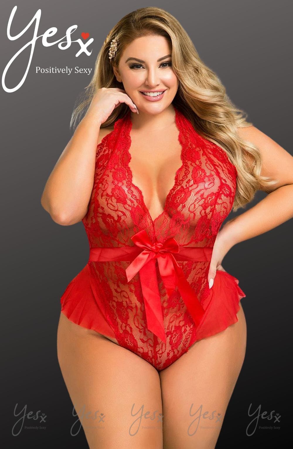 Lingerie Sets YesX YX856Q Hot Red Teddy