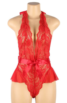 Lingerie Sets YesX YX856Q Hot Red Teddy