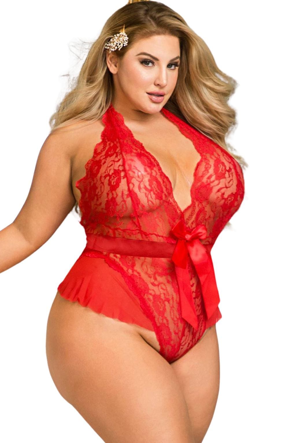 Lingerie Sets YesX YX856Q Hot Red Teddy