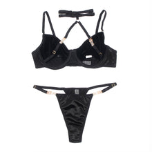 Lingerie Sets YesX YX871Q Hollow Cut Halter Bra Set