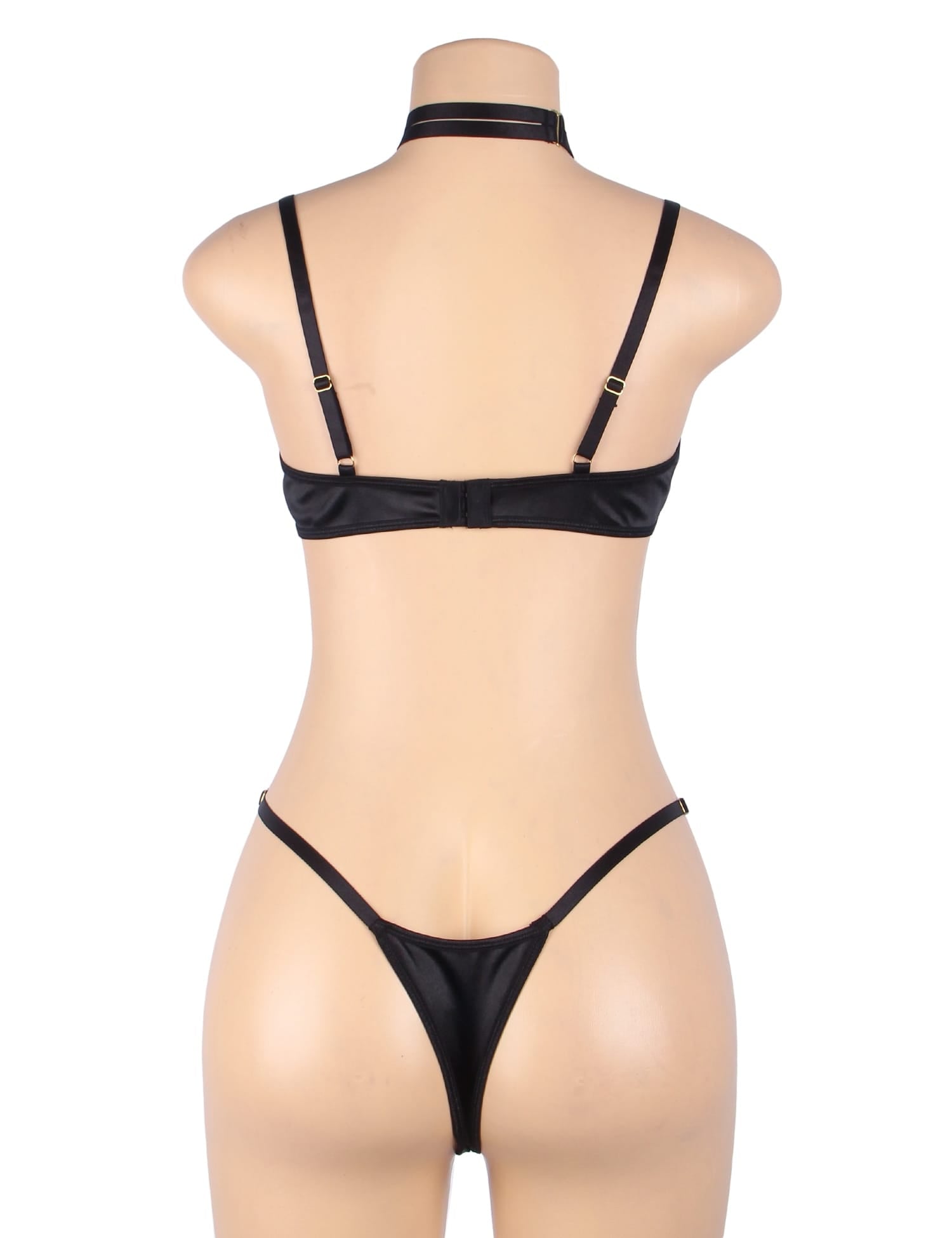Lingerie Sets YesX YX871Q Hollow Cut Halter Bra Set