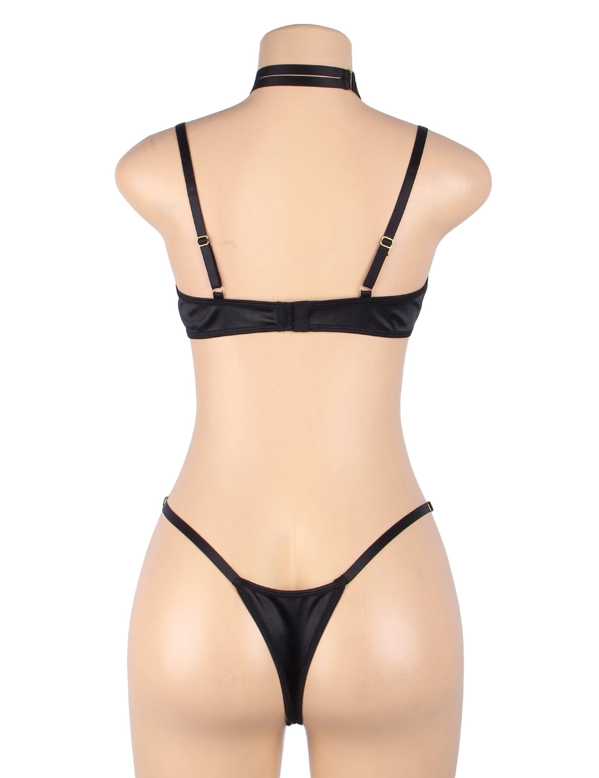 Lingerie Sets YesX YX871Q Hollow Cut Halter Bra Set