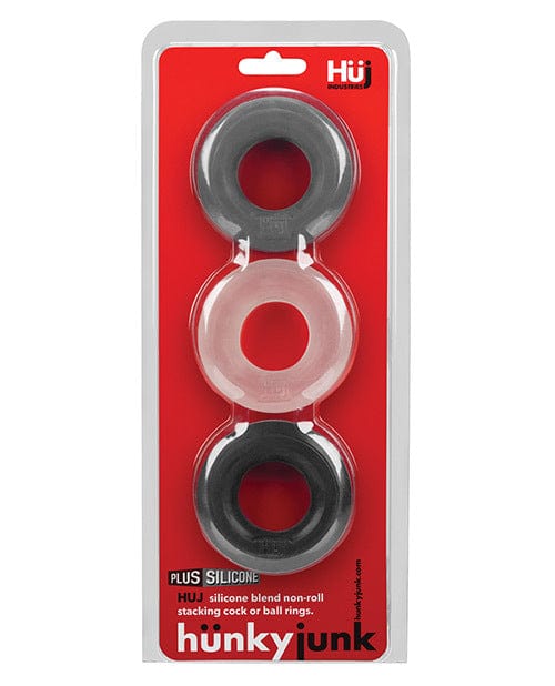 OXBALLS HunkyJunk flexible cock rings three pack