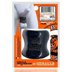 Love Rings Mega squeeze ballstretcher black (net)