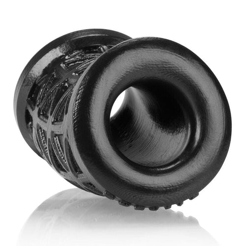 Love Rings Morph sleek geometric pattern ballstretcher silicone smoosh black (net)