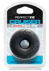 Love Rings PERFECT FIT SILISKIN CRUISER RING 2.5 BLACK "