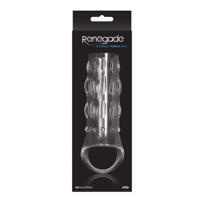 NS Novelties Renegade Reversible Power Cage – Clear